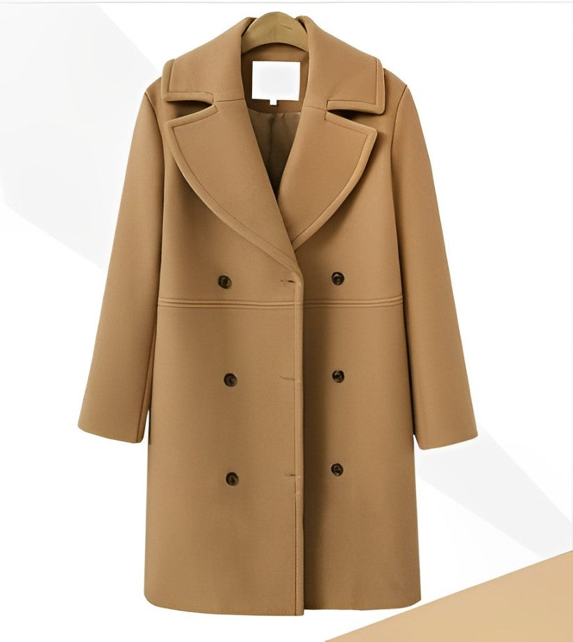 GR | Warm and Long Wool Trench Coat