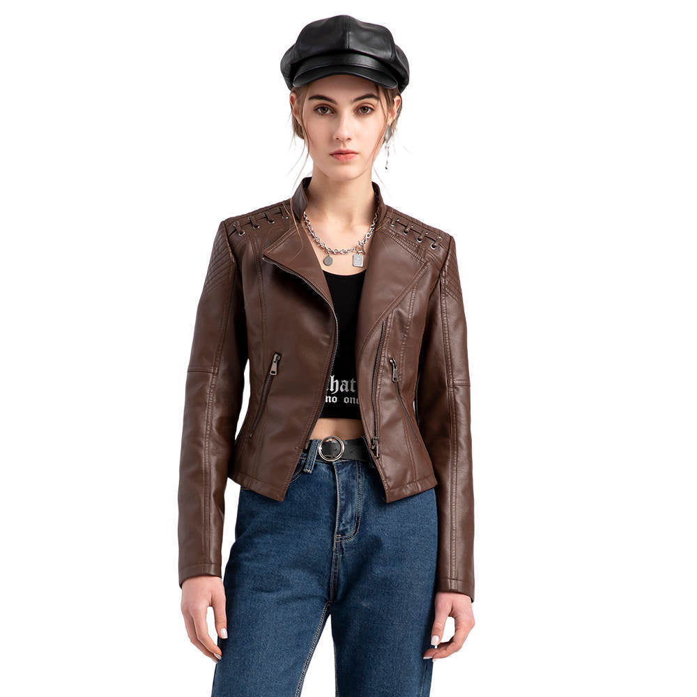 GR | Washed lambskin leather jacket