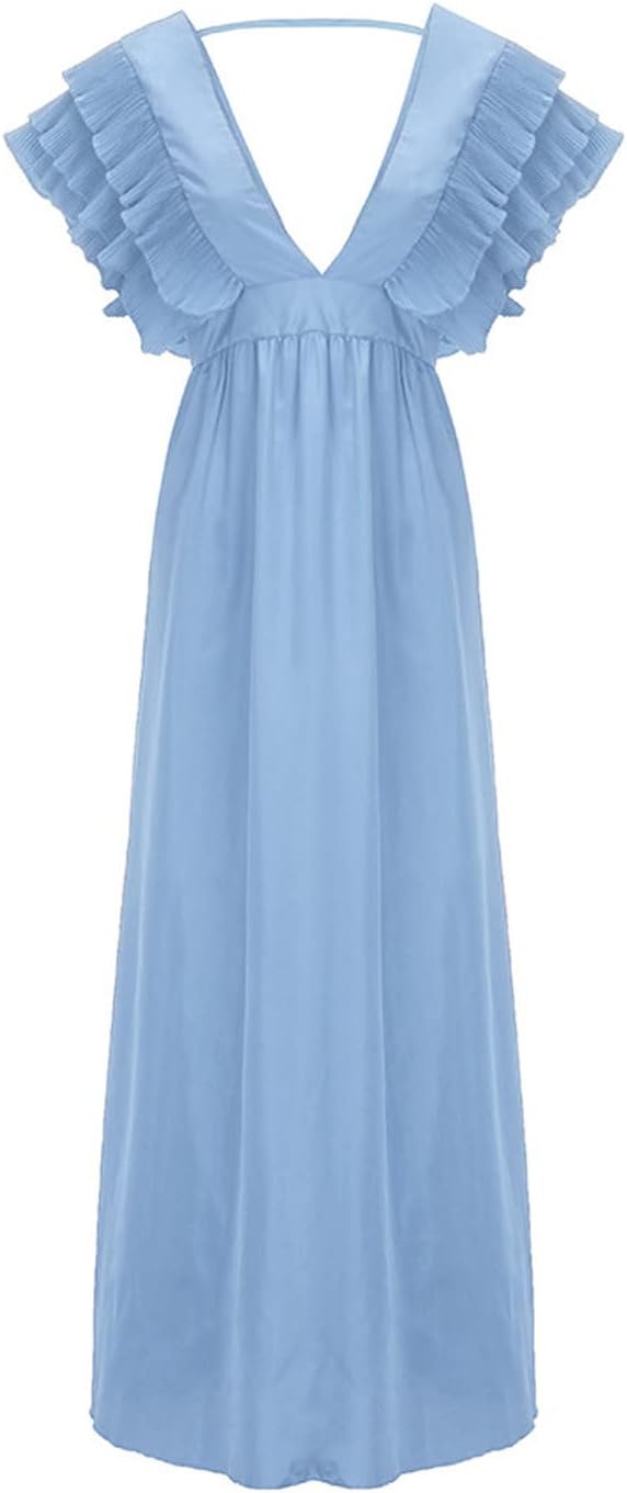 GR - Elegant dress with gathered sleeves