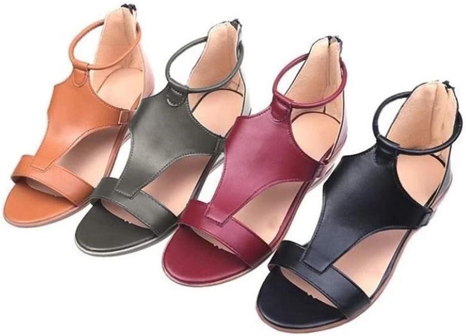 GR | Women's sandal with raised heel and ankle strap