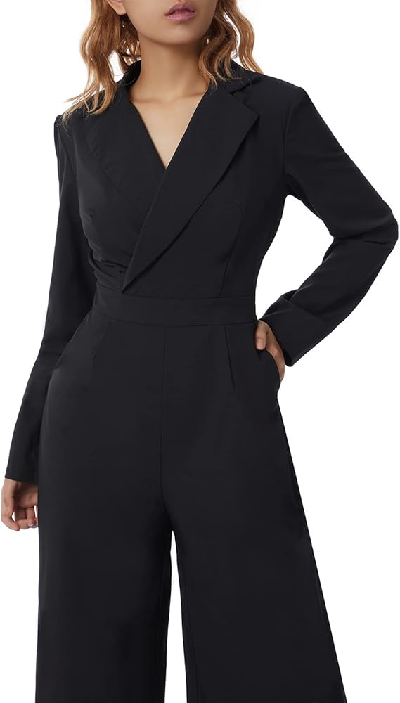 GR Long-sleeved jumpsuit with a slim fit for women