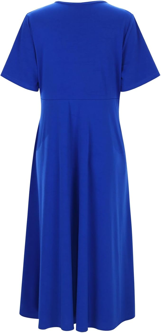 GR | Crossover Midikleid für Damen
