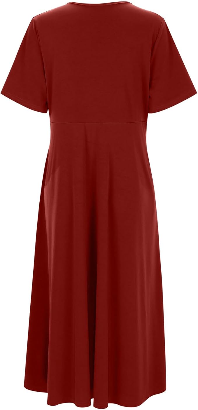 GR | Crossover Midikleid für Damen