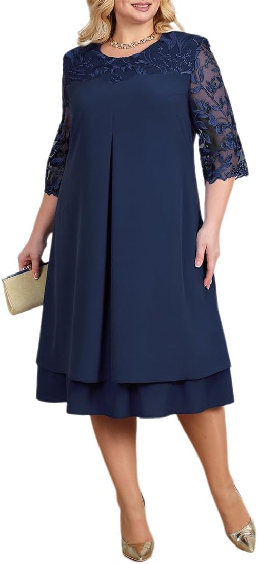 GR Klassische Sommerkleider: Plus-Size Eleganz für Damen