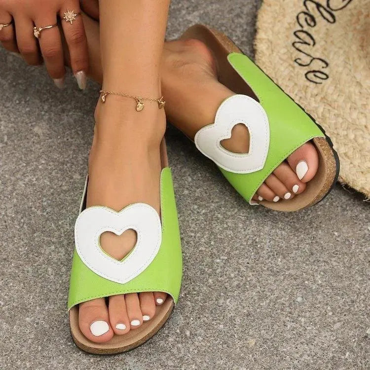 GR | Sandals Love with Heart Shape Design