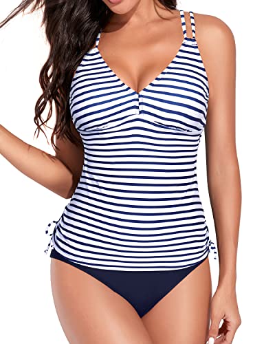 GR | Adjustable cross-strap tankini swimsuits