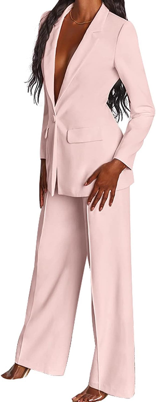 GR - Elegant ensemble consisting of a sophisticated blazer and elegant trousers