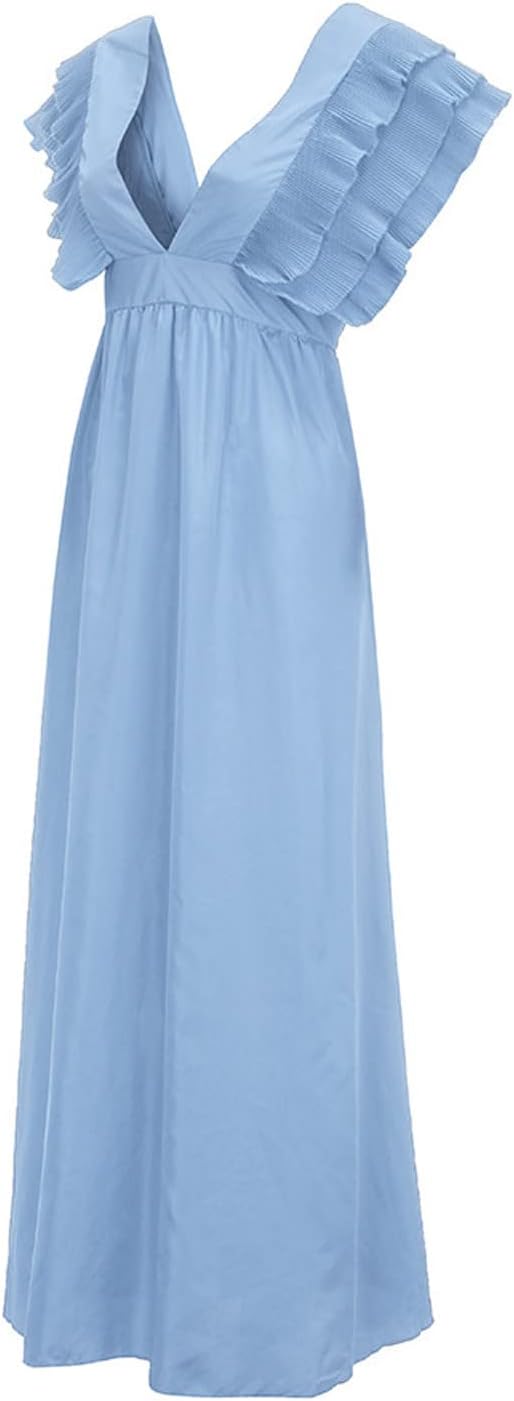 GR - Elegant dress with gathered sleeves