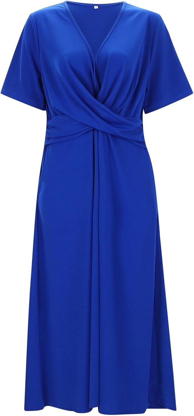 GR | Crossover Midikleid für Damen
