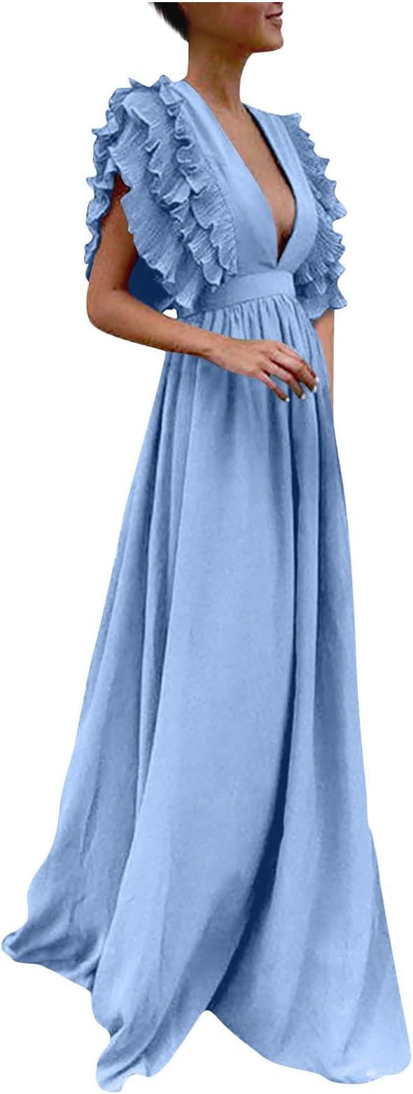 GR - Elegant dress with gathered sleeves