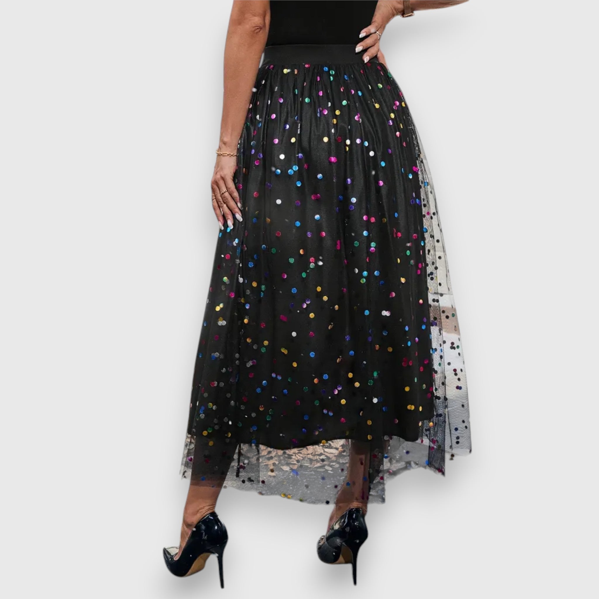 GR | Colorful Polka Dot Skirt