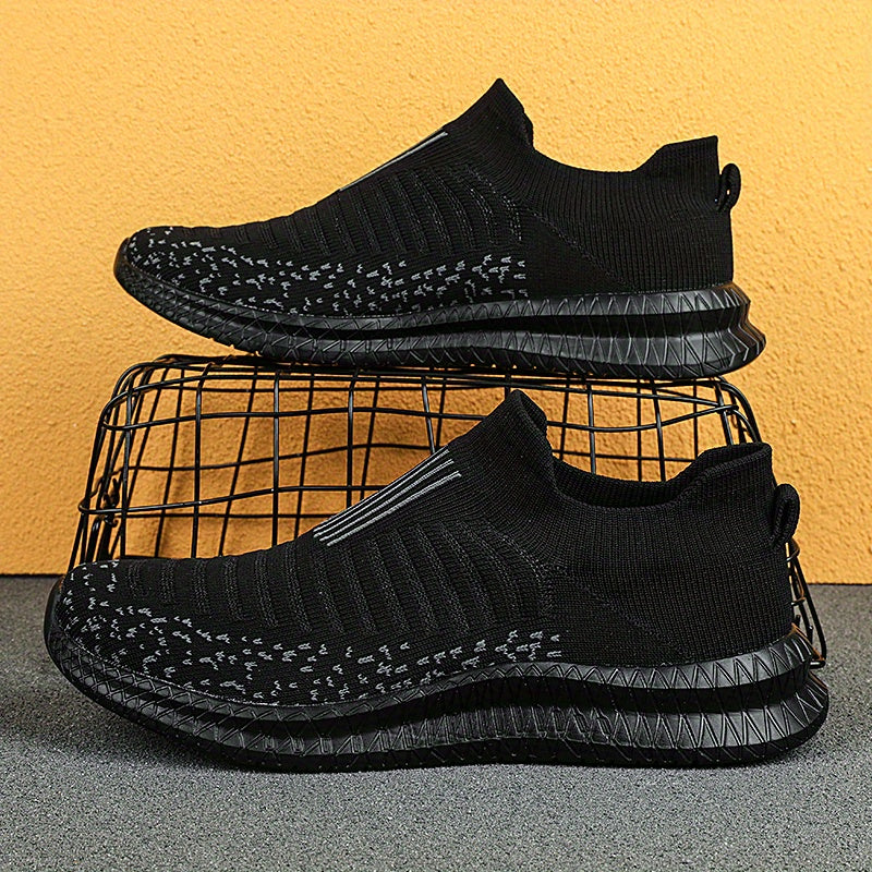 GR | Breathable slip-on sneakers with knit upper