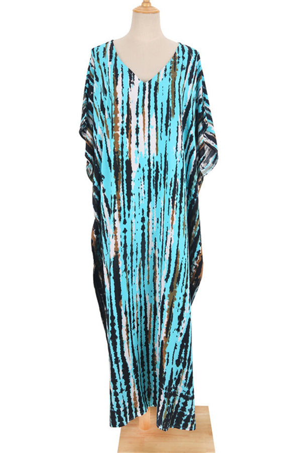 GR Freely – Lockeres Überwurfkleid im Batik-Boho-Stil