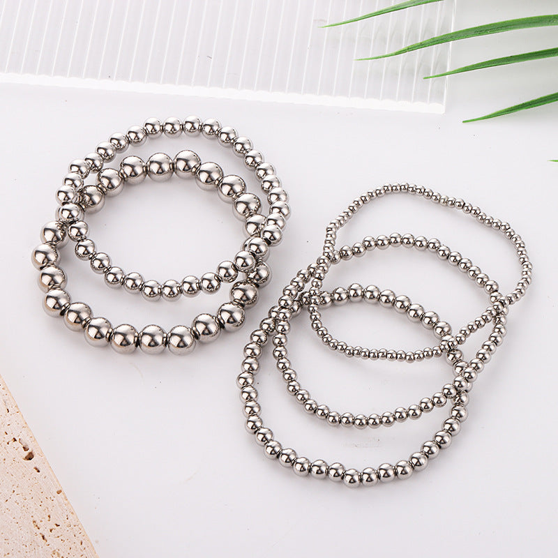 GR | Steel bead bracelet