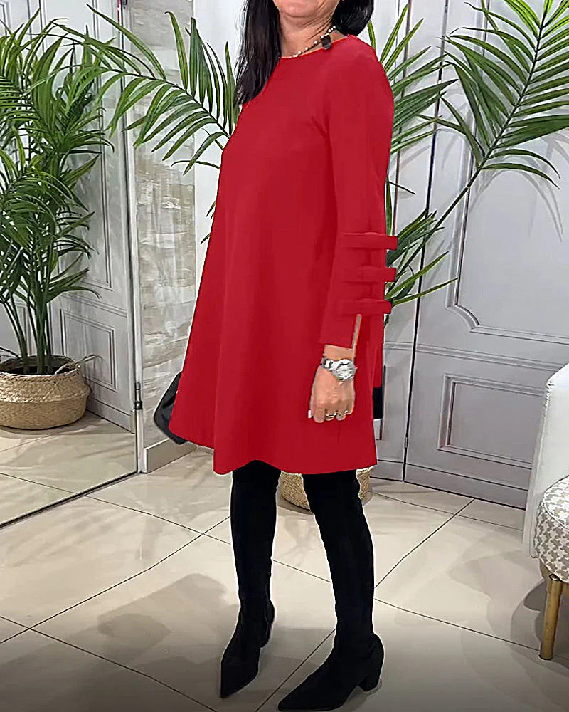GR | Elegantes Langarmkleid