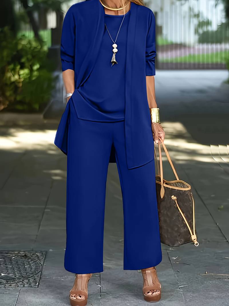GR | Casual two-piece set with vest and trousers