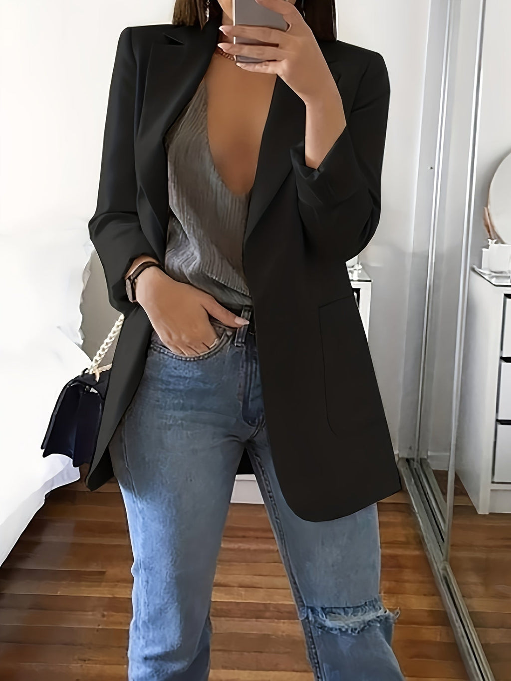 GR | Casual plus-size blazer