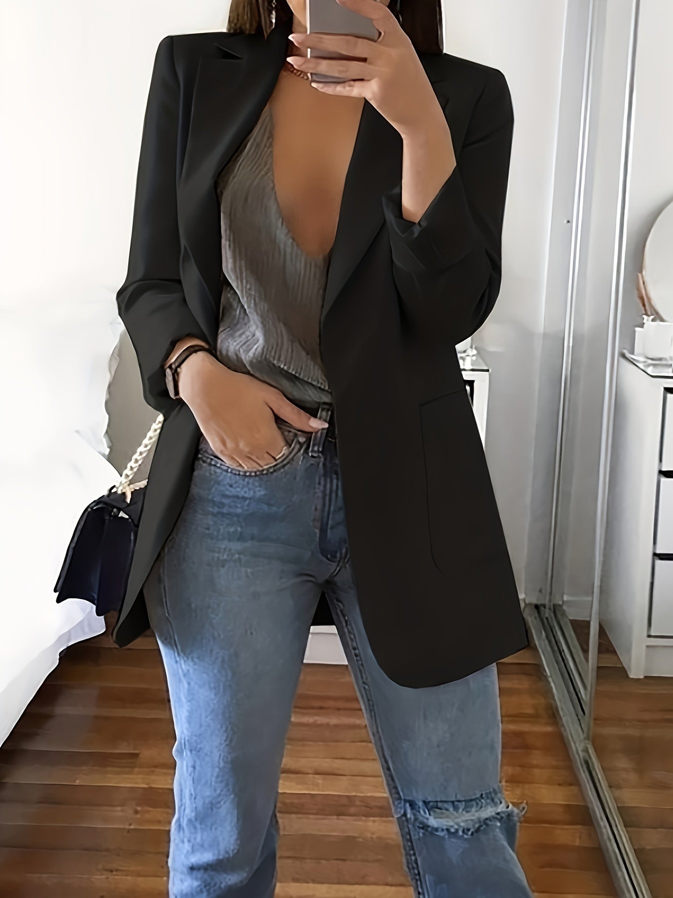 GR | Casual plus-size blazer
