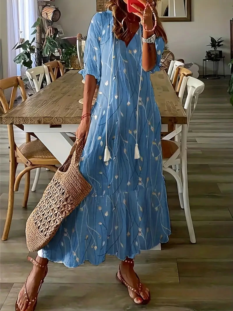 GR | Elegant summer dress with light design