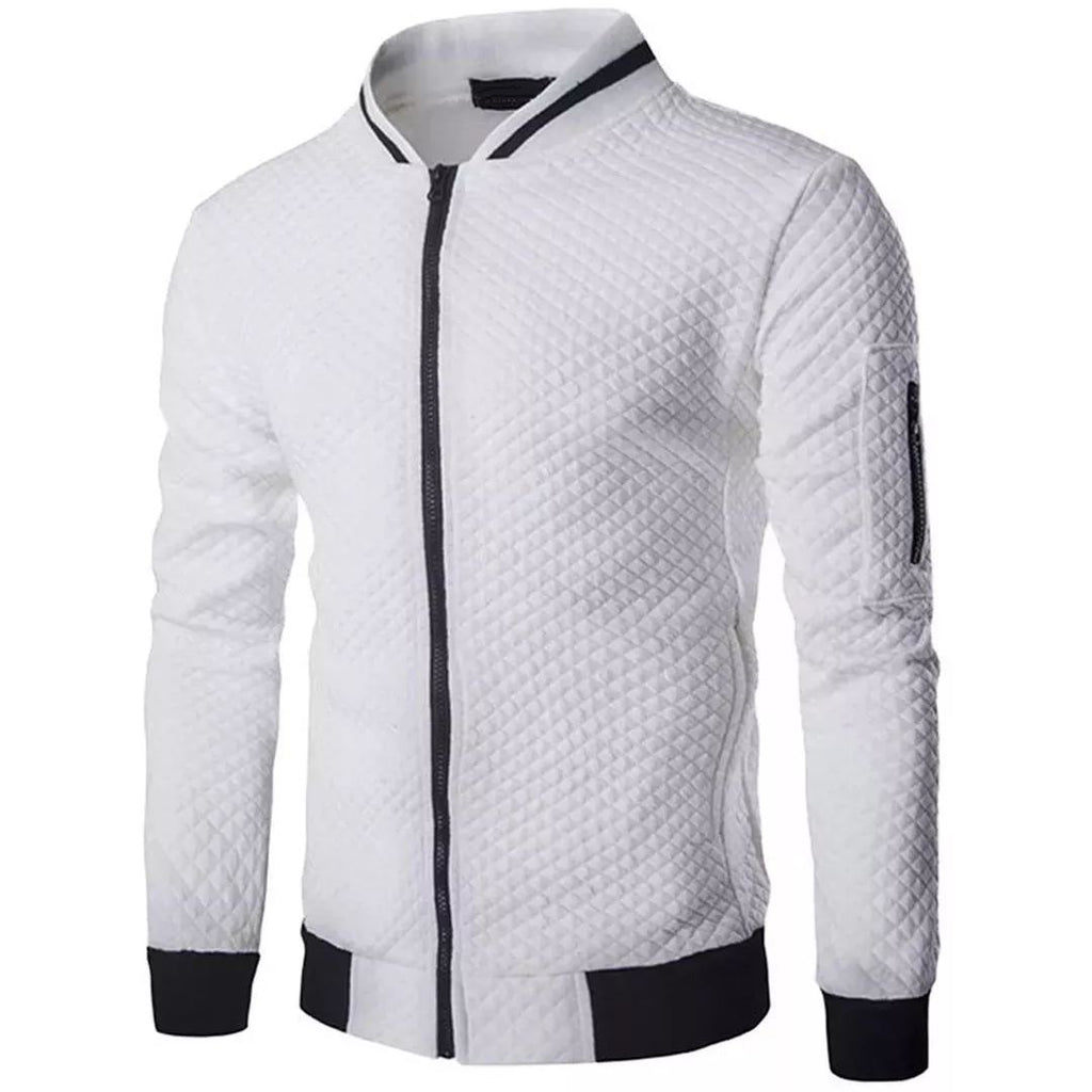 GR | Jacquard Zip Bomber Jacket