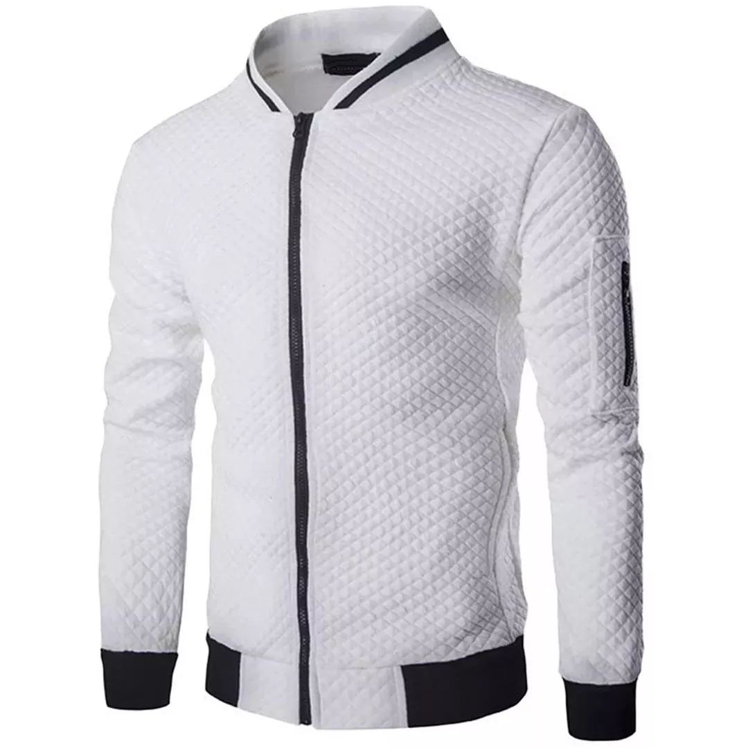 GR | Jacquard Zip Bomber Jacket