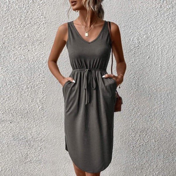 GR - Stylish button-front dress