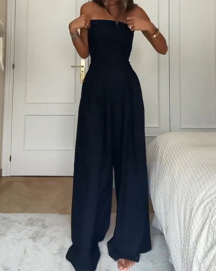 GR | Elegant Off-Shoulder Jumpsuit for Women