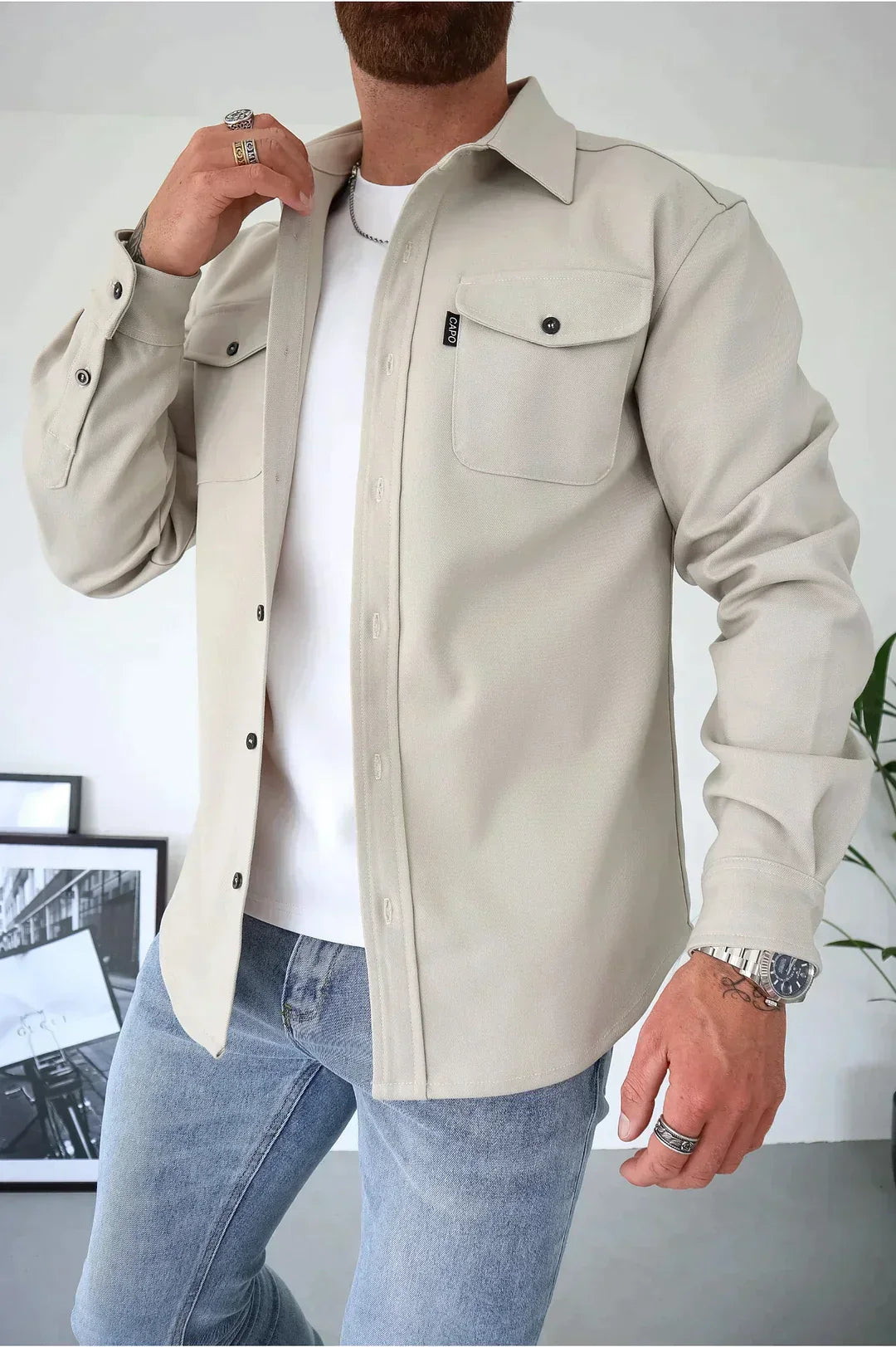 GR | Premium Button-Down Jacket