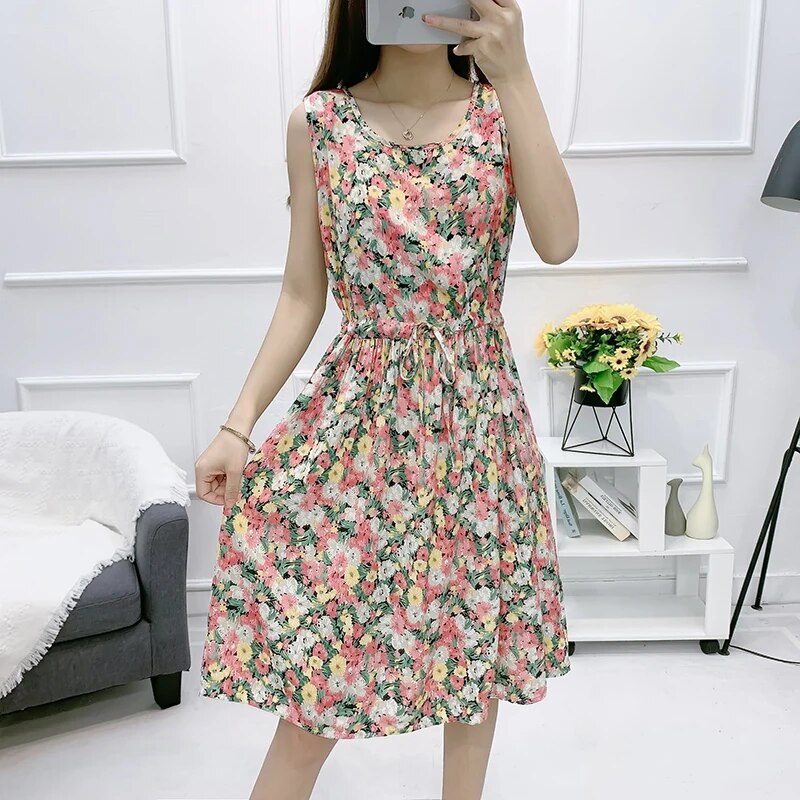 GR | Chic Floral Dress Elegance