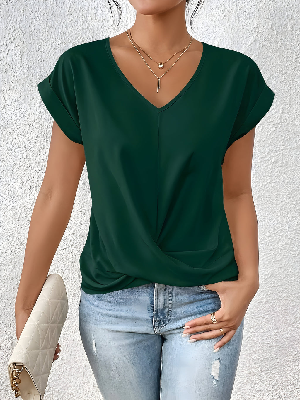 GR | Casual V-neck T-shirt