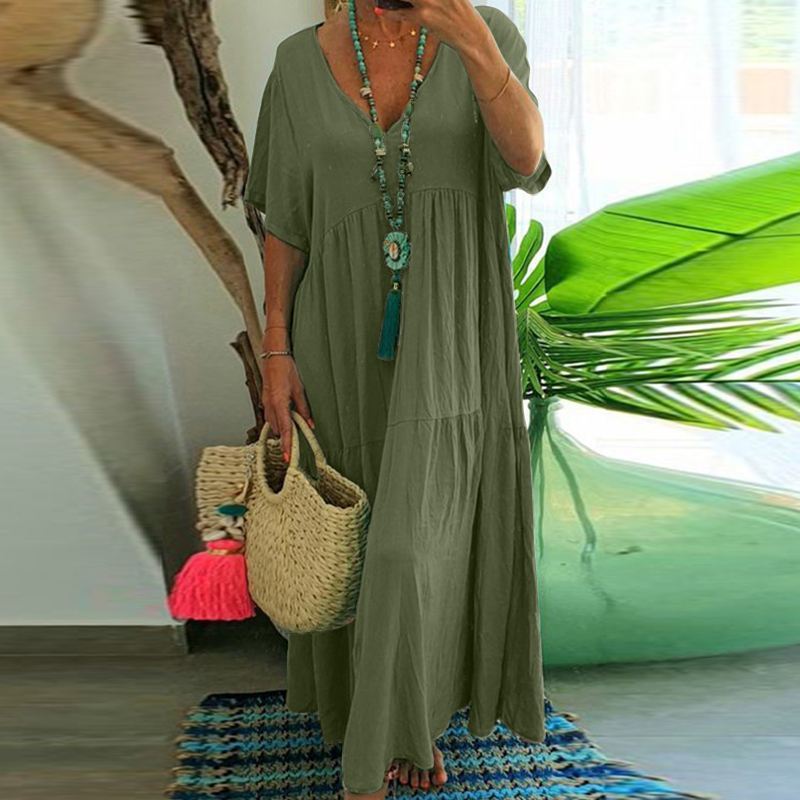 GR | Irregular Multicolored Plus Size Dress