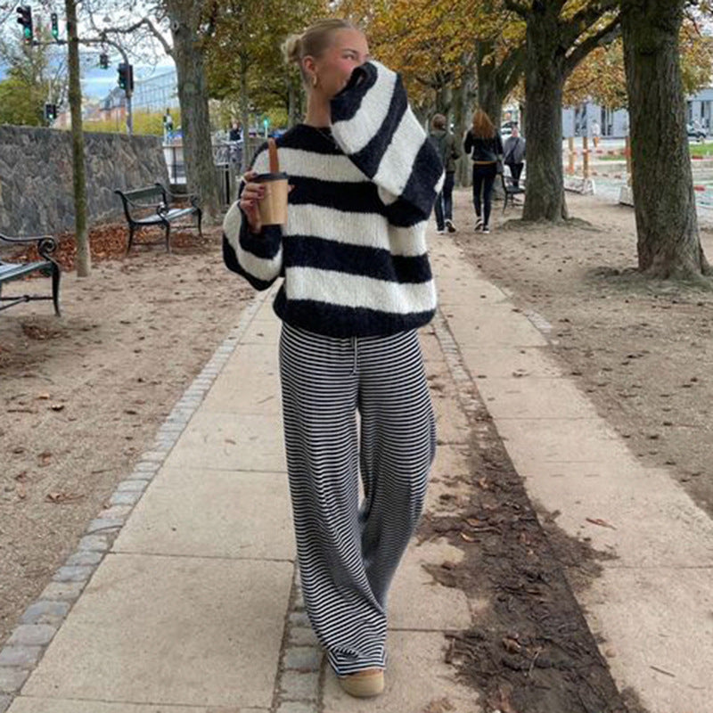GR | Cool Striped Trousers for a Fresh Look