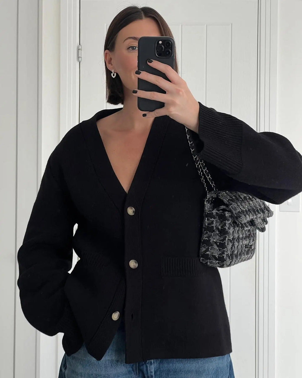 GR | Gestrickte Strickjacke