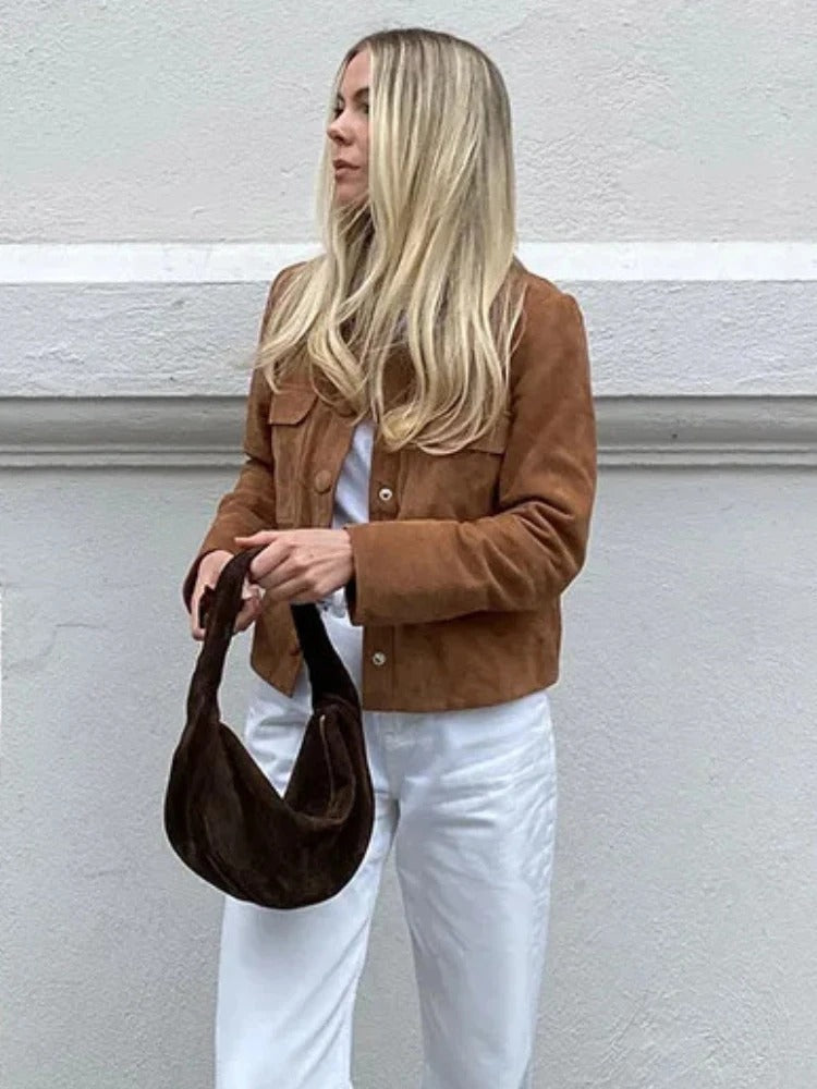 GR | Elegant suede jacket