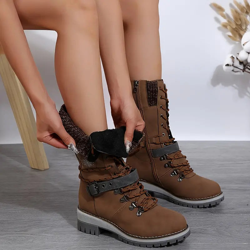 GR | Trendy mid-length winter boots