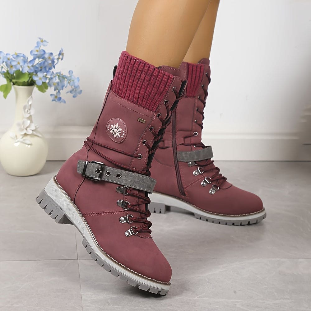 GR - Elegant knitted thermal boots