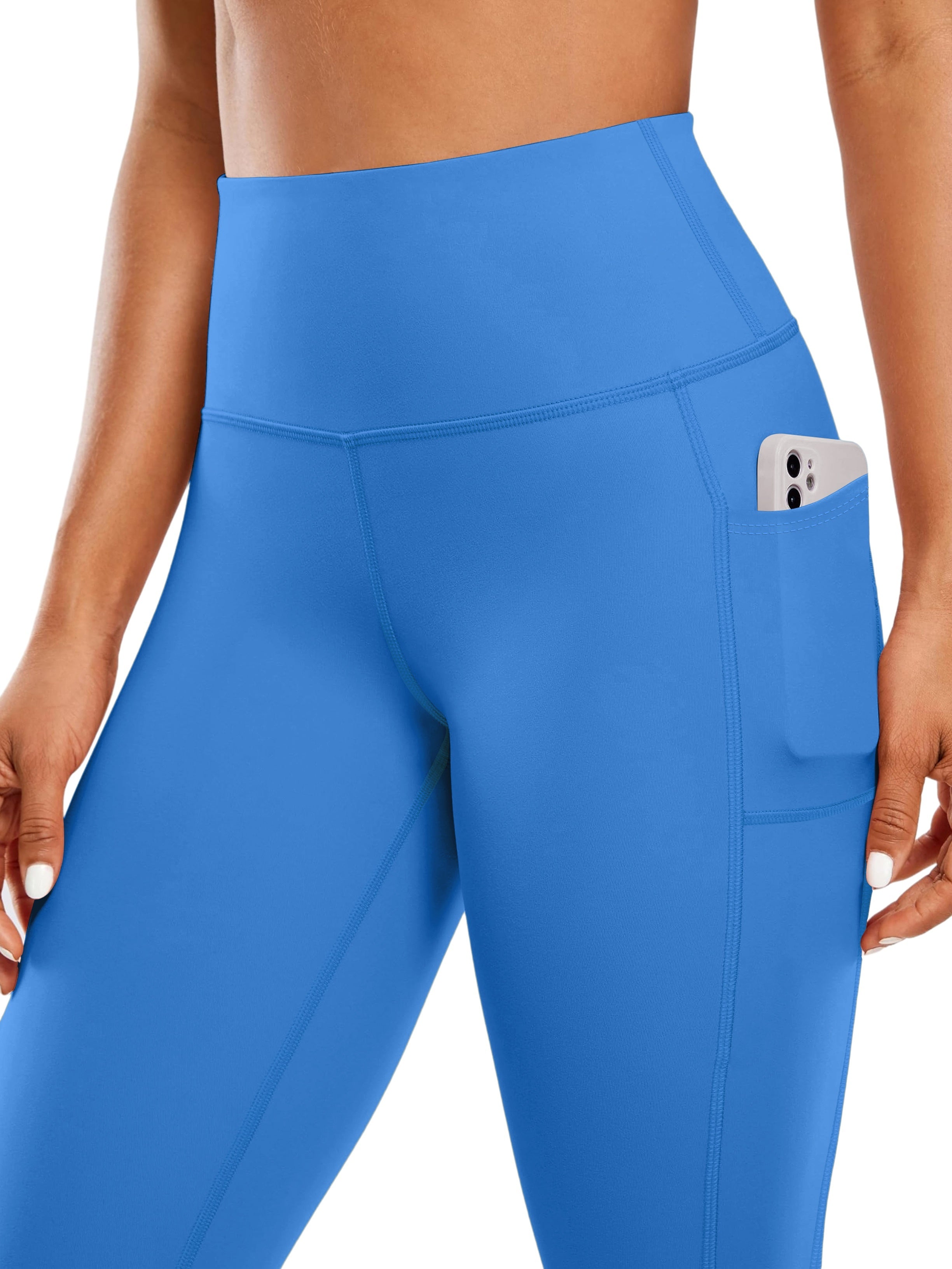 GR  | Schnell Trocknende Damen Yogalegging Mit Hohem Bund Und Tasche