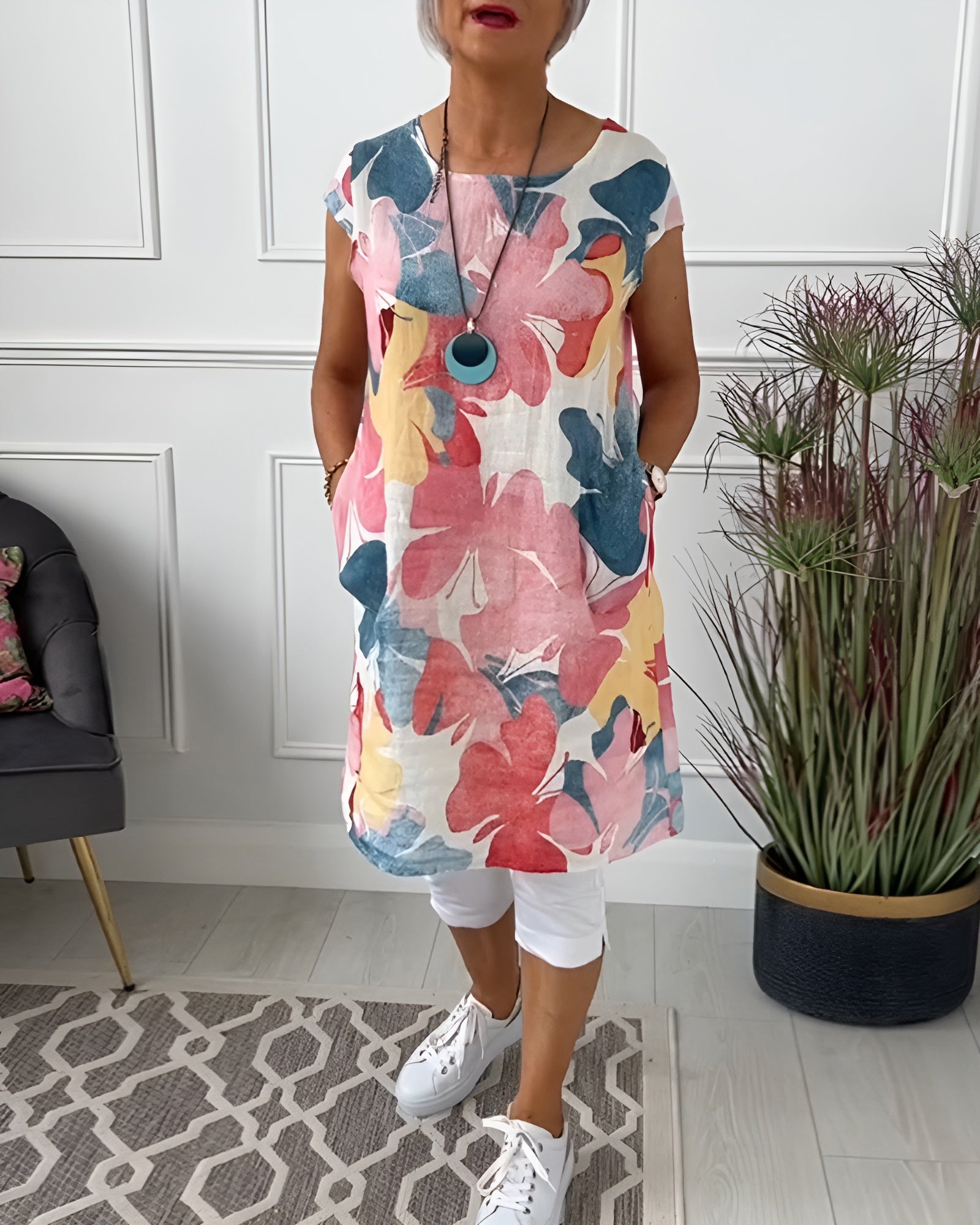 GR | Elegante Blumen Kleid
