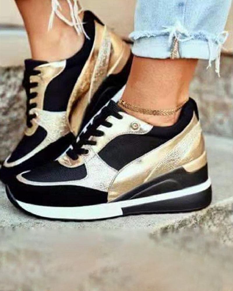 GR | Platform Sneakers with Sequins