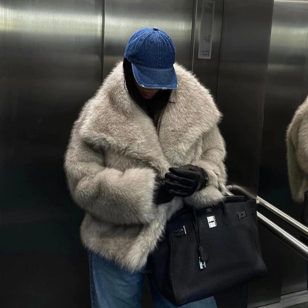 GR - Fur Coat For Women