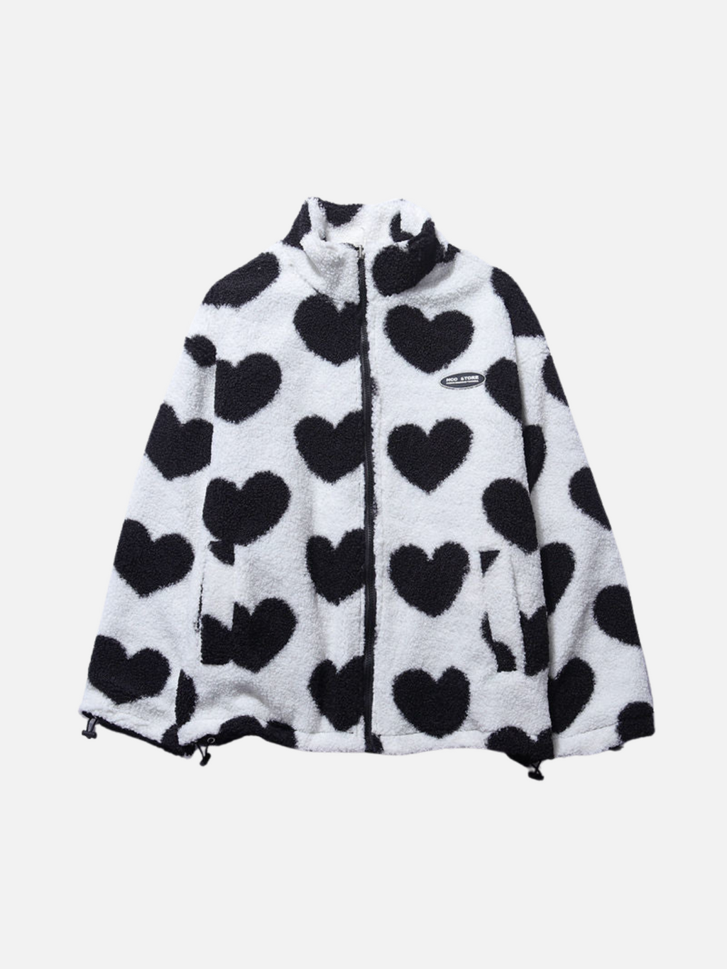 GR | Fleece-lined zip-up jacket 