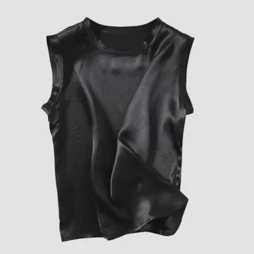 GR | Sleeveless Silk Satin Top