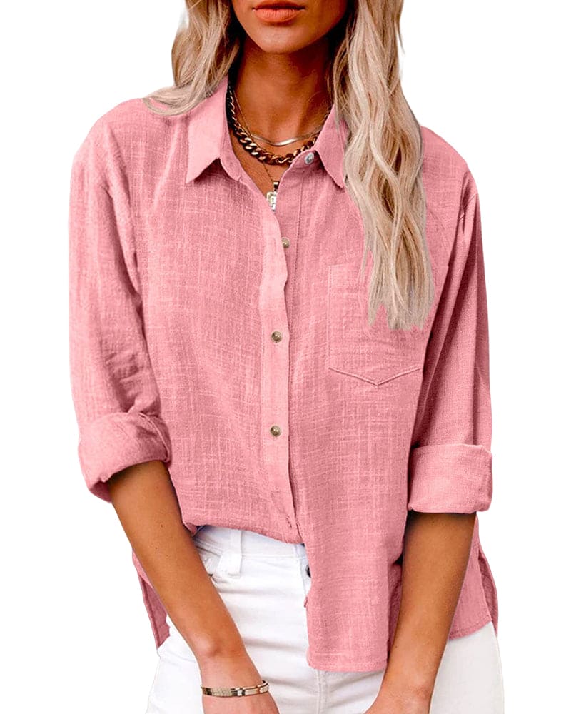GR | Cotton-linen blouse
