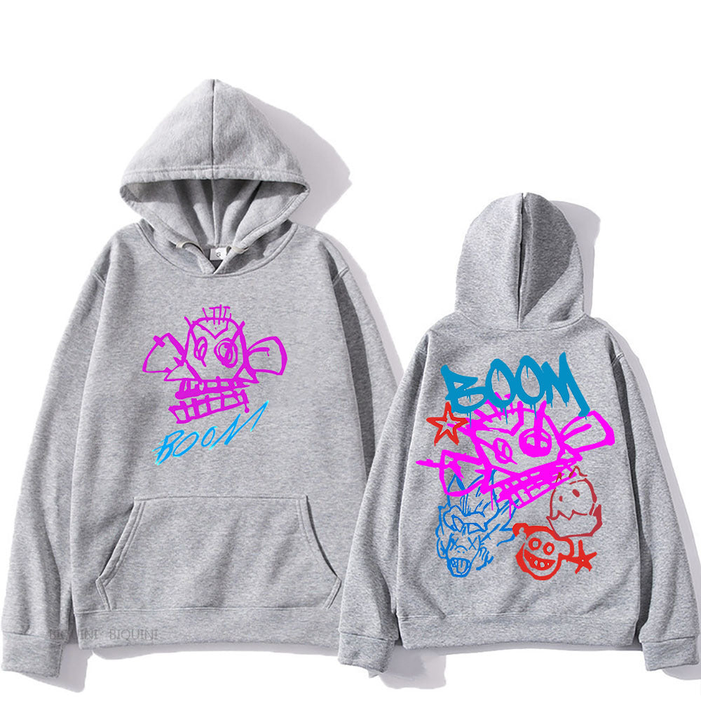 GR | Arcane Jinx cartoon long sleeve hoodie