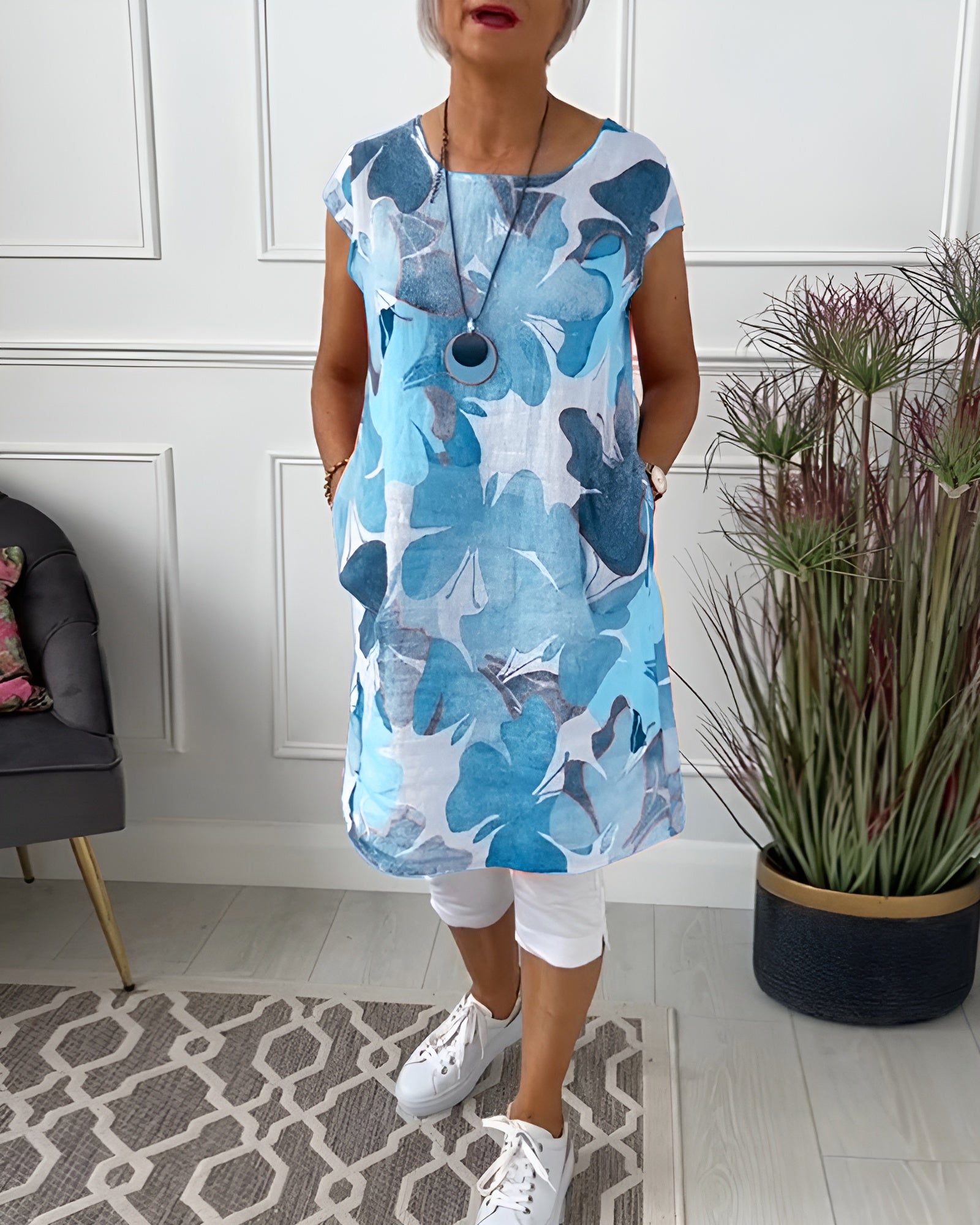 GR | Elegante Blumen Kleid