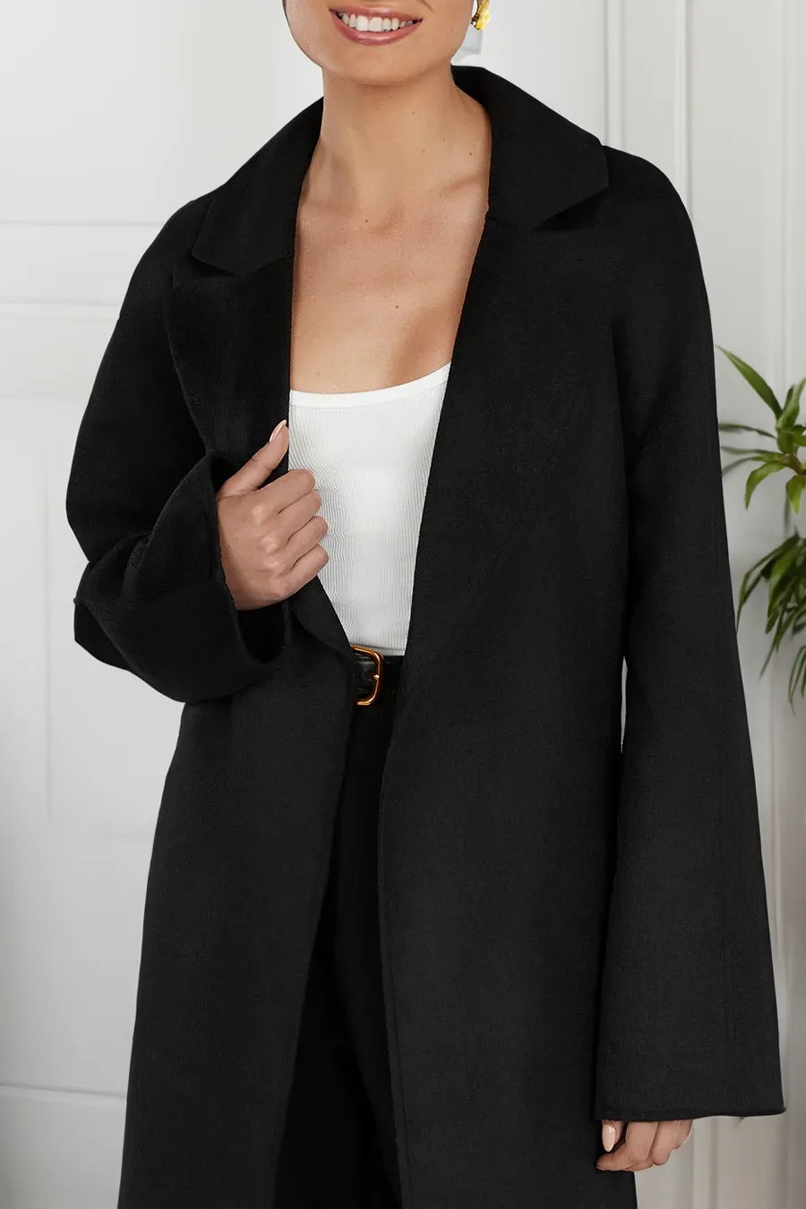 GR Trench Coat | Stylish long women's trench coat in an oversized style