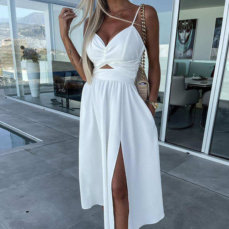 GR | High-slit cocktail dress 