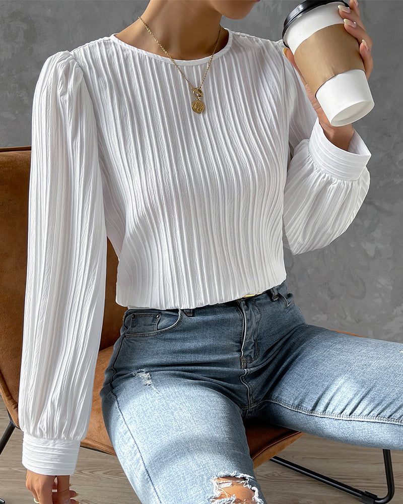 GR | with round neck for women - Stylish and comfortable collarless GR