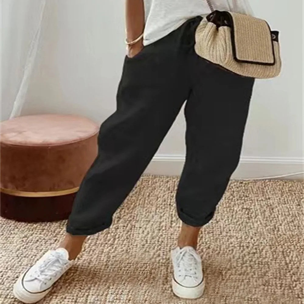 GR | Bequeme Hose aus Leinen