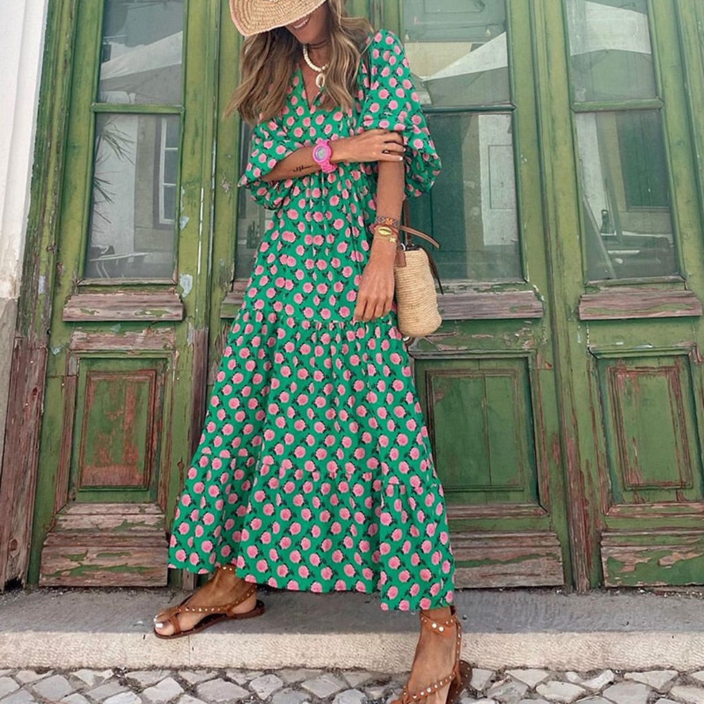 Mila™ - Green Summer Dress